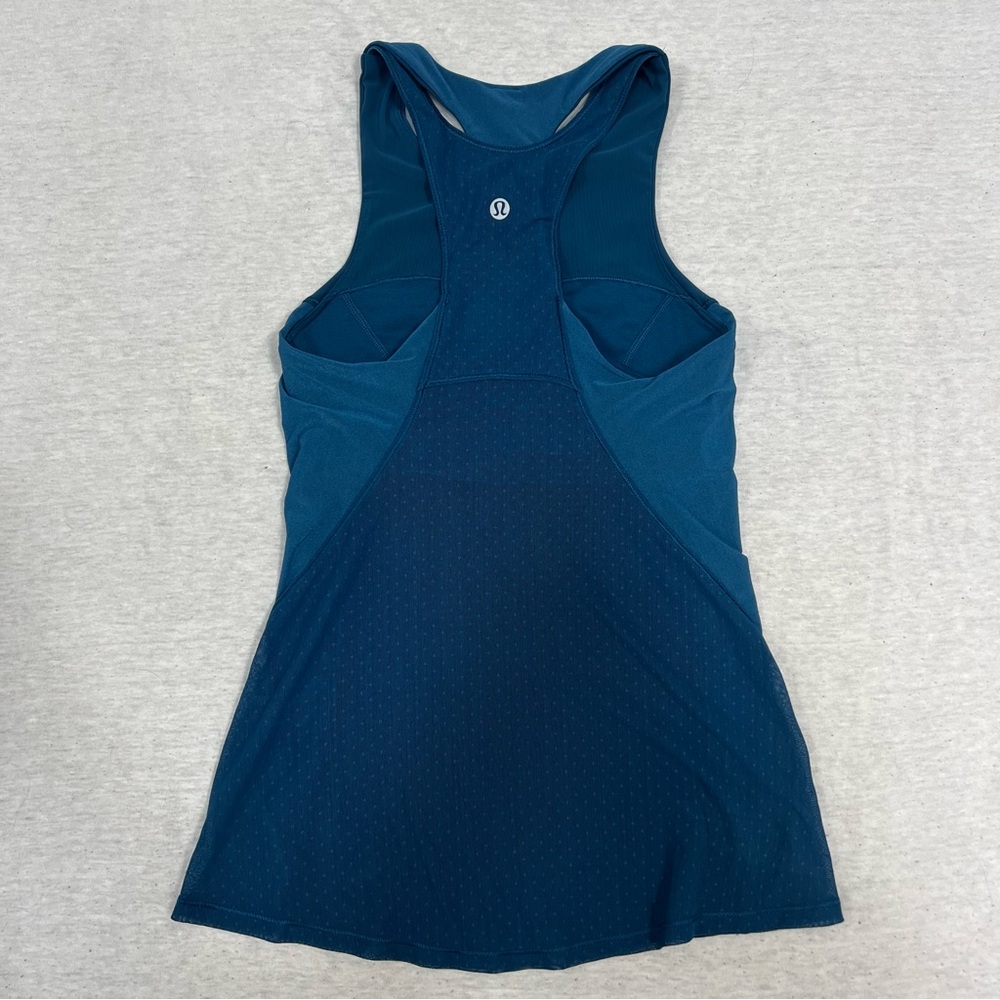Lululemon Blue Tank Top with Built in Bra